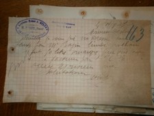 ancienne facture bracieux loir et cher ancienne maison a dedon 1927