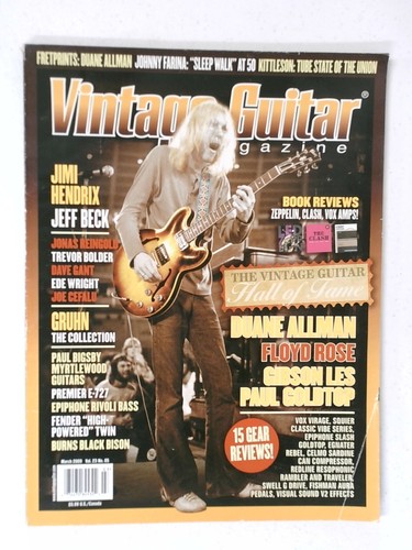 Vintage guitar magazine - magazine, march