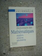 DICTIONNAIRE DES MATHÉMATIQUES Algèbre, analyse, géométrie