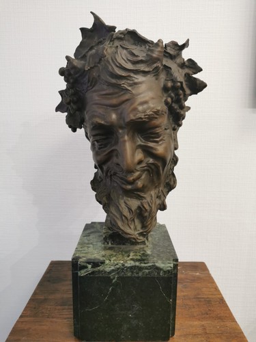 Bronze tête satyre - bronze, de