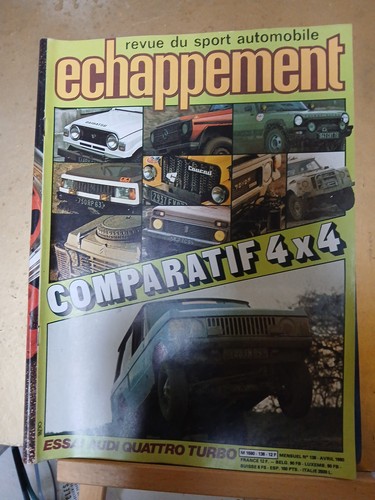 Echappement 138 1980 4x4 - n°138,