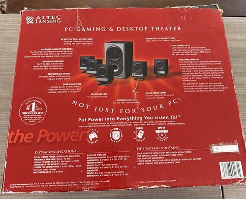 Altec lansing 251 computer - lansing,