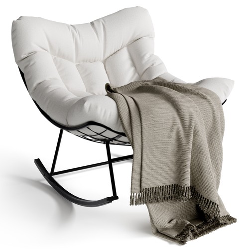 Chaise bascule oeuf - chaise, acier