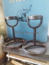 Lot Deux Anciens Bougeoirs Suédois