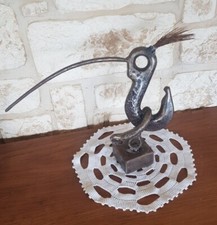 "Vanneau Huppé", Sculpture Brutaliste Zoomorphe, outils recyclés, signée