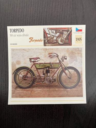 Carte fiche moto collection - carte,
