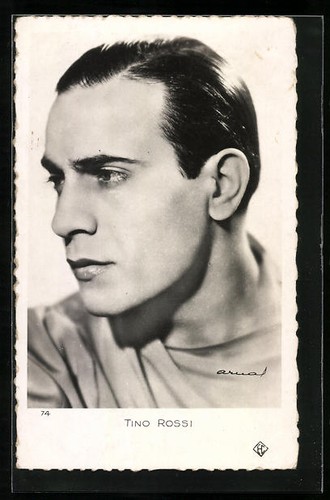 Carte postale acteur - , tino