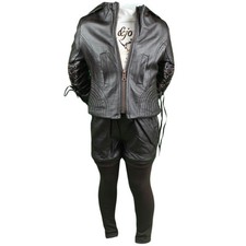 ENSEMBLE ENFANT VETEMENTS HIVER FILLE PANTALON + T SHIRT + VESTE SKY MARRON