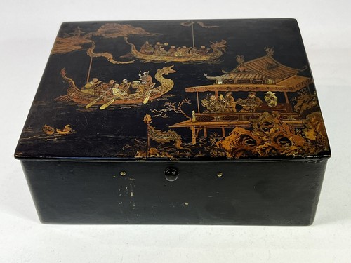 Boite ancienne carton bouilli - boite,