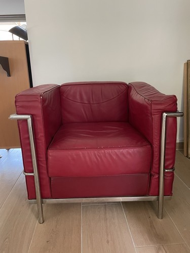 Fauteuil lc2 corbusier - fauteuil,
