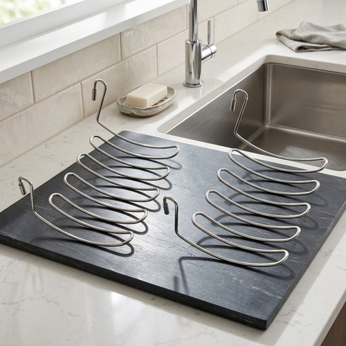 Porte vaisselle acier - porte-vaisselle, en
