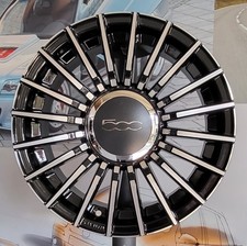 LOT DE 4 jantes Neuves 16 FIAT 500 BLACK POLISH 4X98