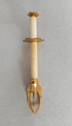 Pince sucre plaqué or - pince,