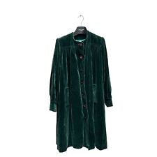 Yves Saint Laurent  Vintage Green Velvet Coat  Size 38 fits L