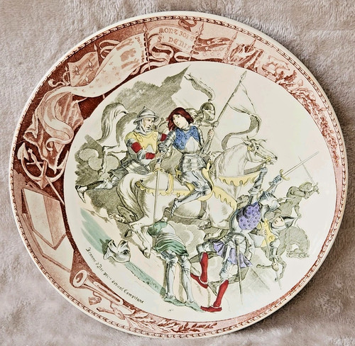 Assiette jeanne d arc - n°8, d'arc