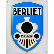 Plaque émaillée bombée BERLIET