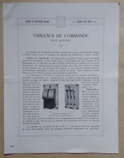 OERLIKON tableaux de commande