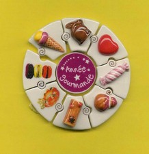 * FEVES PUZZLE  ANNEE GOURMANDE N°2   .ref. G96  série complète CALENDRIER