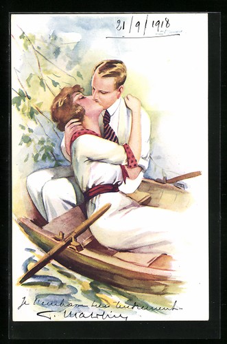 Carte postale artiste - carte, d'artiste