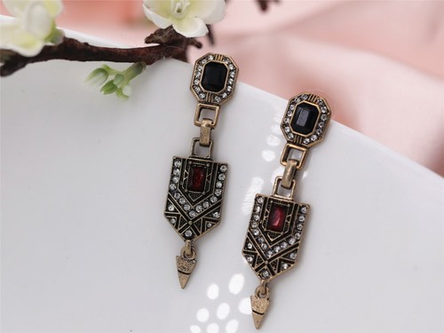 Boucles oreilles clous - d'oreilles, doré