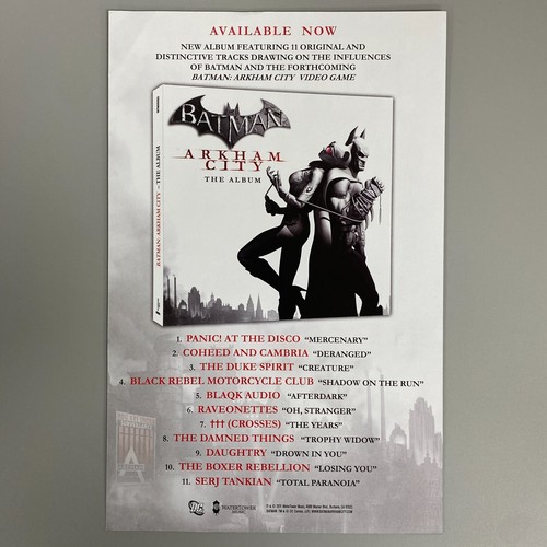 Batman arkham city album dc - batman,