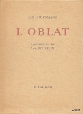 HUYSMANS L'OBLAT illustré