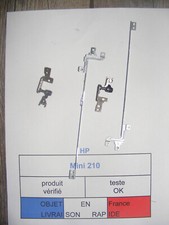 Les 2 charnières pour HP Mini 210
