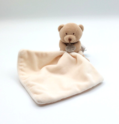 Doudou peluche ours beige