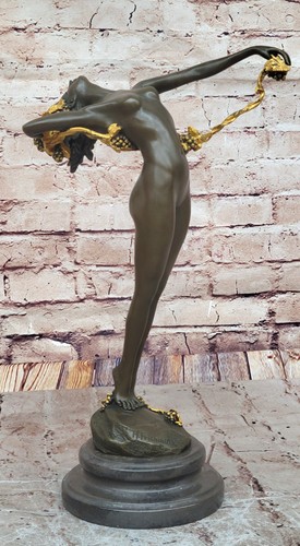 Sculpture bronze signée - en,
