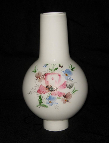 Ancien verre lampe pétrole - verre,