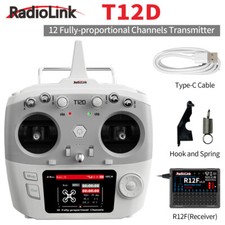 RadioLink T12D 12CH émetteur RC 2.4G R12F récepteur pour drone voiture bateau