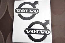 2 Stickers autocollant logo Volvo camion truck 90x106mm