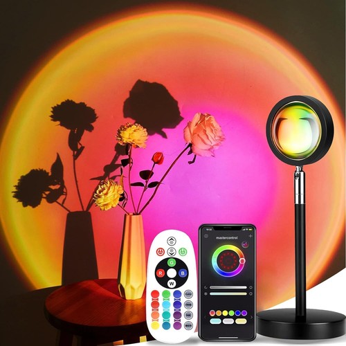 Sunset lamp projection - lamp, projection,