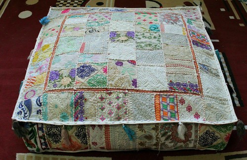 Housse coussin ottoman - de,