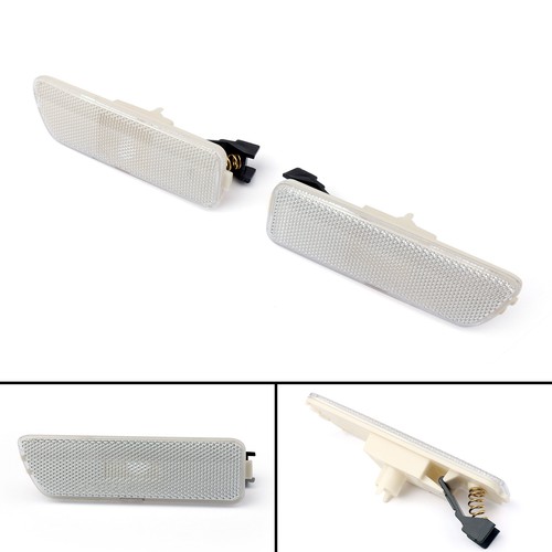 2pcs clear side marker light - 2pcs,
