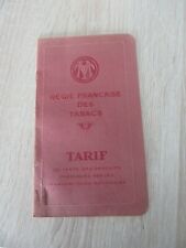 TARIF 1900 REGIE FRANCAISE DES