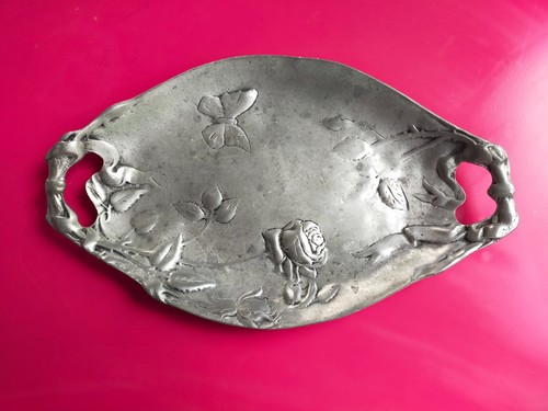 Art déco plat - plat, Étain