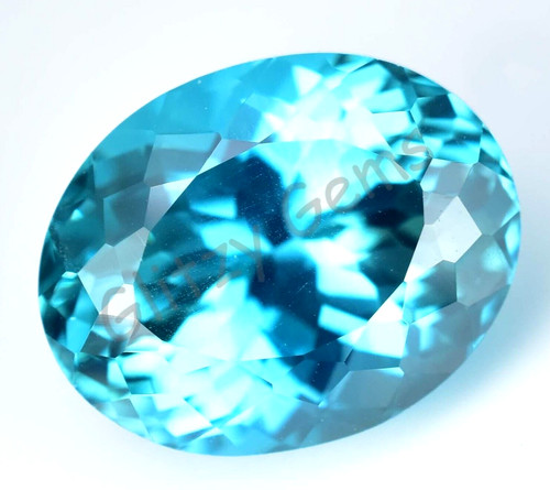 Saphir teal naturel - saphir,