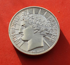 MONNAIE DE 100F  PIEFORT    FRATERNITE 1988 EN ARGENT MASSIF 900%