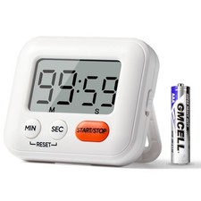 Minuteur Cuisine Minuteur Enfant, Time Timer avec Interrupteur dalimentation,...