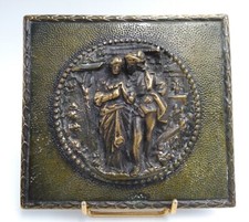 ANCIENNE PLAQUE SCULPTÉE EN