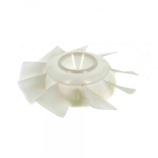Hélice (9 pales) de ventilateur blanche pour Citroën (Moteur 602cc) 2cv6, Ami 8,