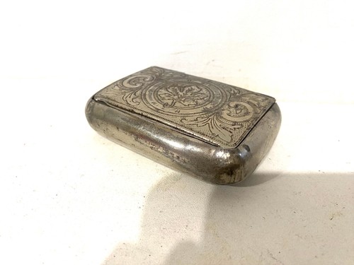 Ancien poudrier boîte à - ancien,