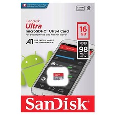 SANDISK 16 Go 98 Mo/s - Carte