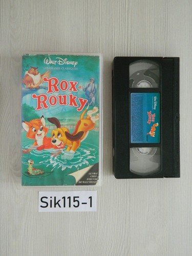 Vhs walt disney rox et - k7,