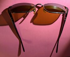 Vintage Persol Oval Metal Sunglasses  22061-S 53 19 618/33 From the 1980’s RARE