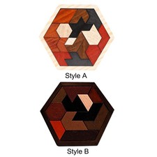 Puzzle En Blocs de Bois, Jeu