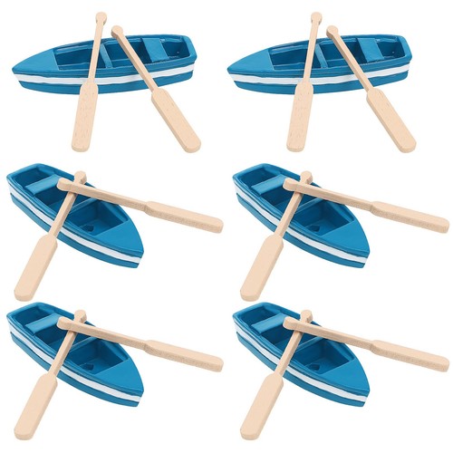 Mini bateaux bois avec - 6,