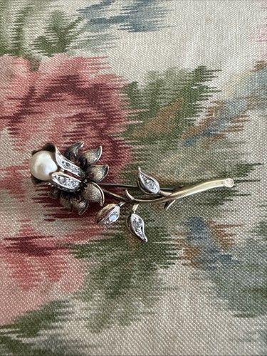 Broche ancienne argent - broche, en