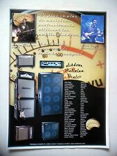 PUBLICITE-ADVERTISING :  Amplis ASHDOWN  12/2002 Adam Clayton (U2),Nick Fyffe